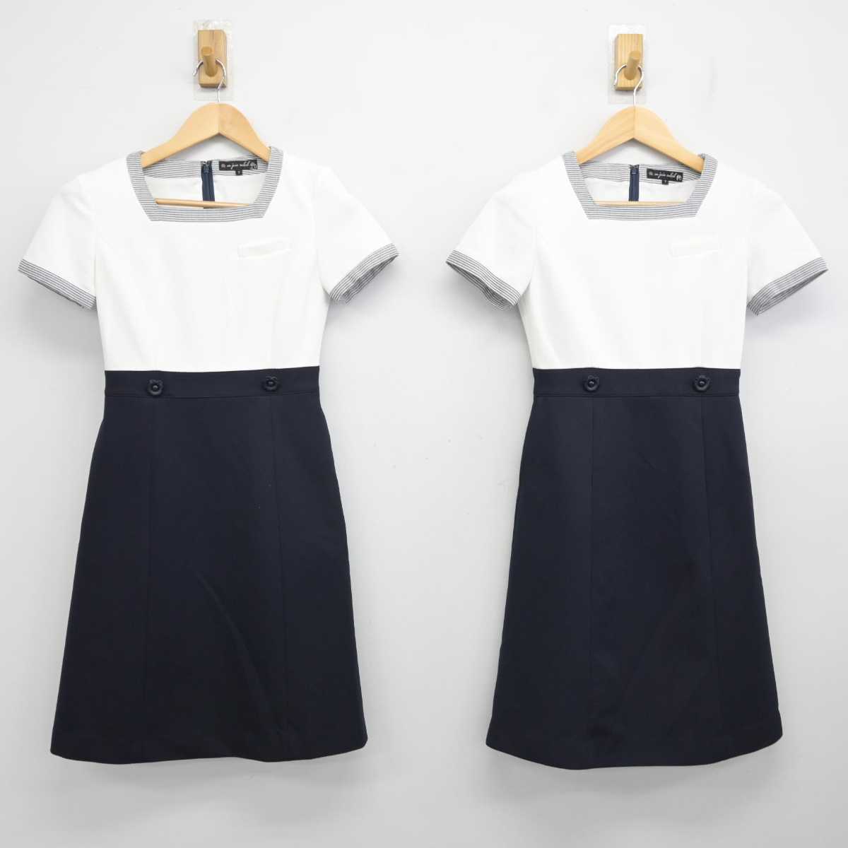 【中古】 大手総合商社受付制服 女子制服 3点 (ワンピース・その他アイテム) sf058508