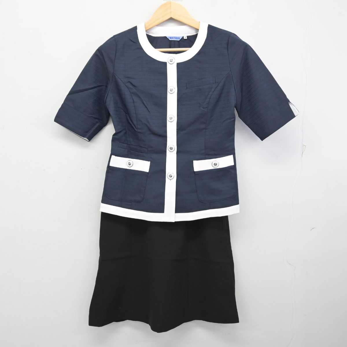 【中古】 事務服 女子制服 4点 (ジャケット・スカート) sf058509