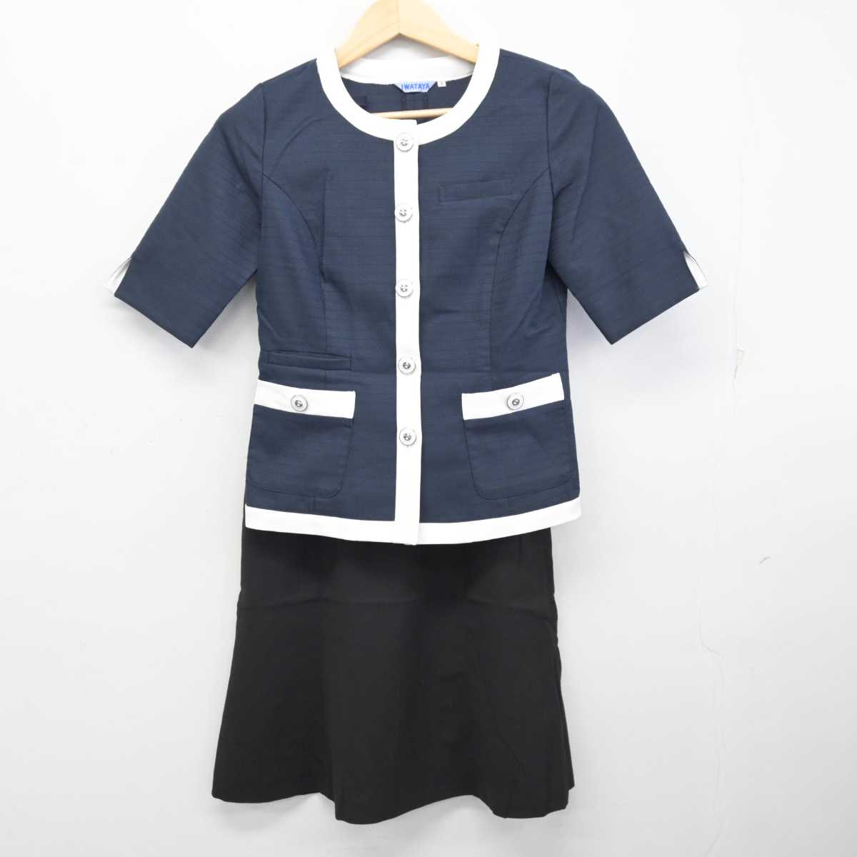 【中古】 事務服 女子制服 4点 (ジャケット・スカート) sf058510