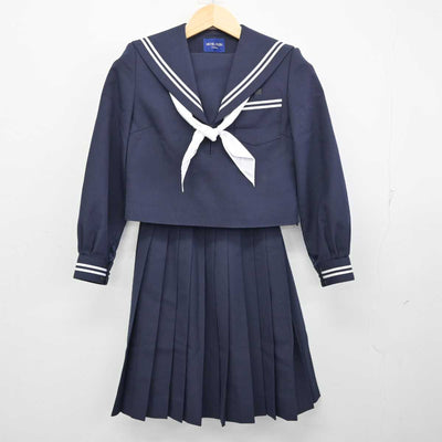 【中古】愛知県 東部中学校 女子制服 3点 (セーラー服・スカート) sf058520