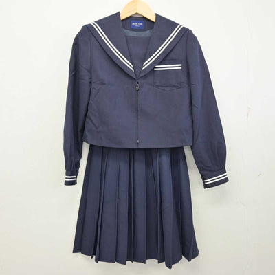 【中古】愛知県 東部中学校 女子制服 2点 (セーラー服・スカート) sf058521