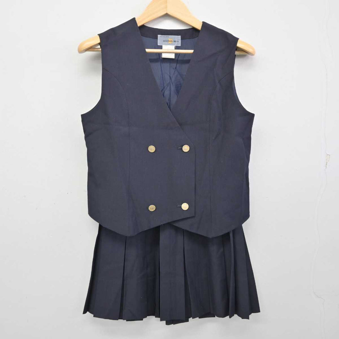 中古】埼玉県 新座総合技術高等学校 女子制服 2点 (ベスト・スカート) sf058535 | 中古制服通販パレイド