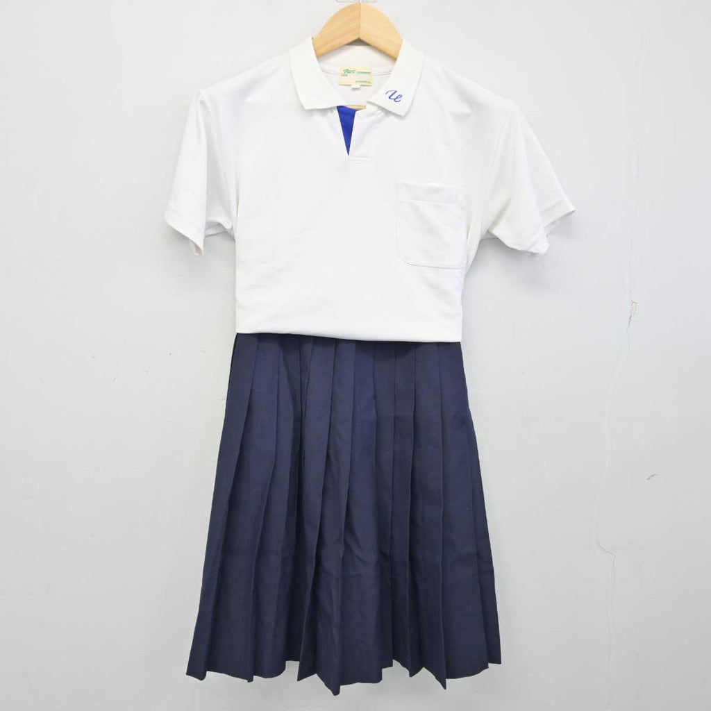 中古】兵庫県 魚崎中学校 女子制服 3点 (シャツ・スカート) sf058555 | 中古制服通販パレイド