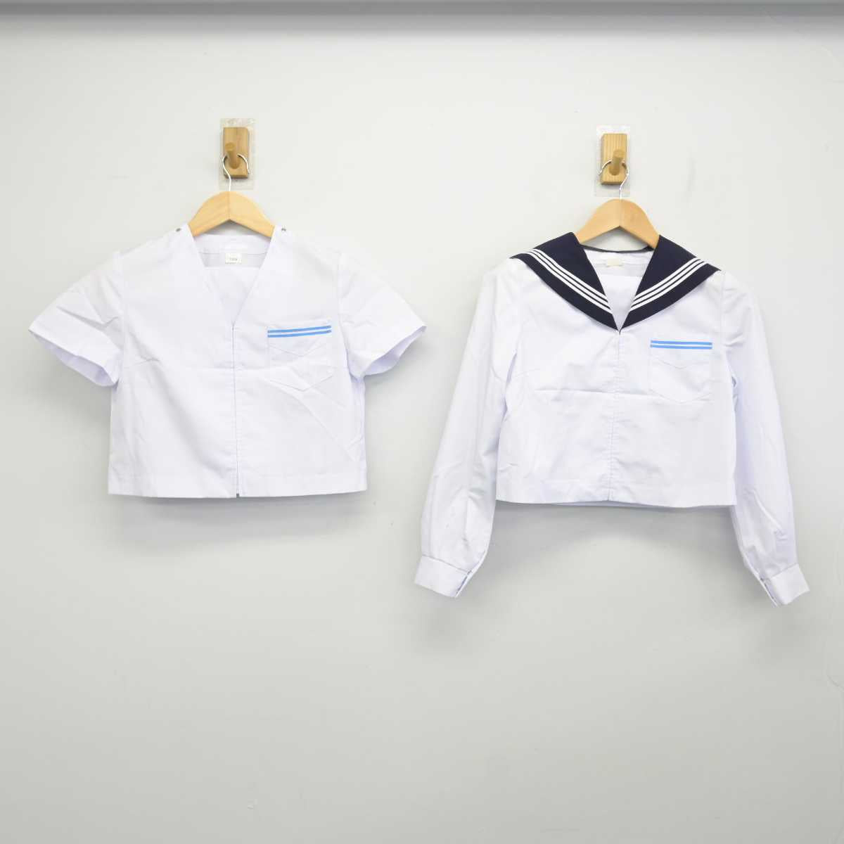 【中古】北海道 永山南中学校 女子制服 3点 (セーラー服・スカート) sf058573