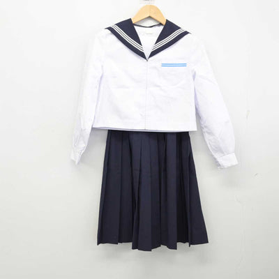 【中古】北海道 永山南中学校 女子制服 3点 (セーラー服・スカート) sf058574