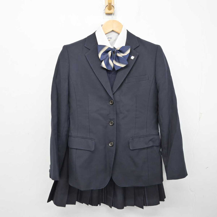 【中古】東京都 八王子実践中学校・高等学校 女子制服 6点 (ブレザー・ニット・シャツ・スカート) sf058623 | 中古制服通販パレイド