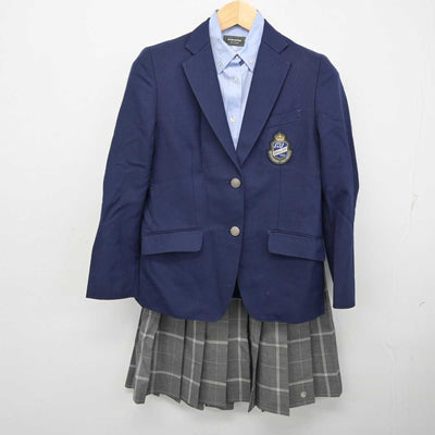 【中古】東京都 武蔵野大学中学校・高等学校 女子制服 3点 (ブレザー・シャツ・スカート) sf058634