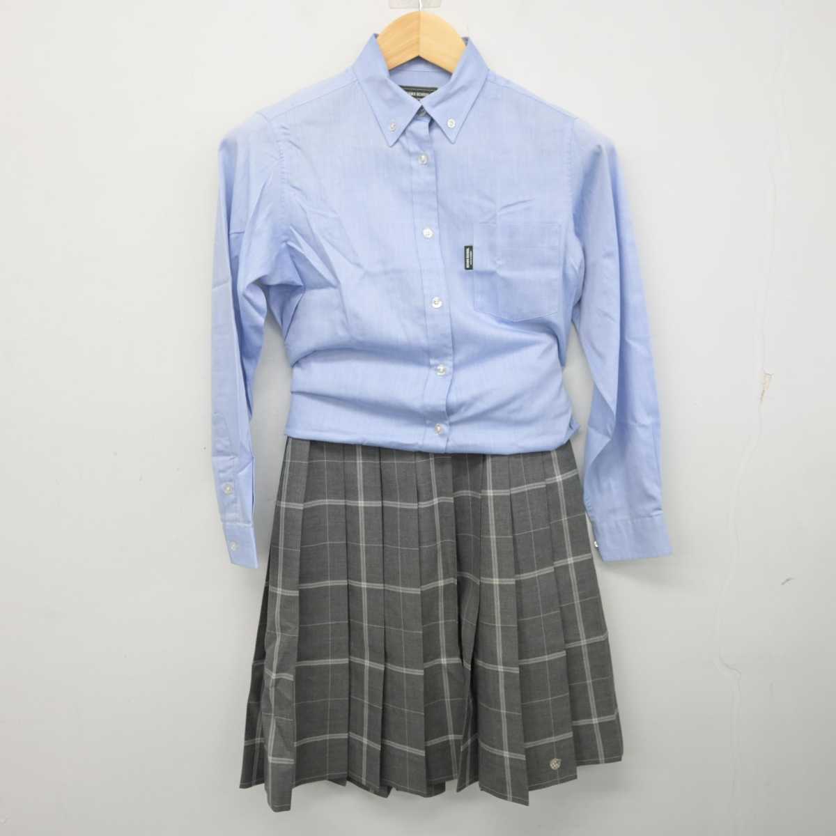 【中古】東京都 武蔵野大学中学校・高等学校 女子制服 3点 (ブレザー・シャツ・スカート) sf058634