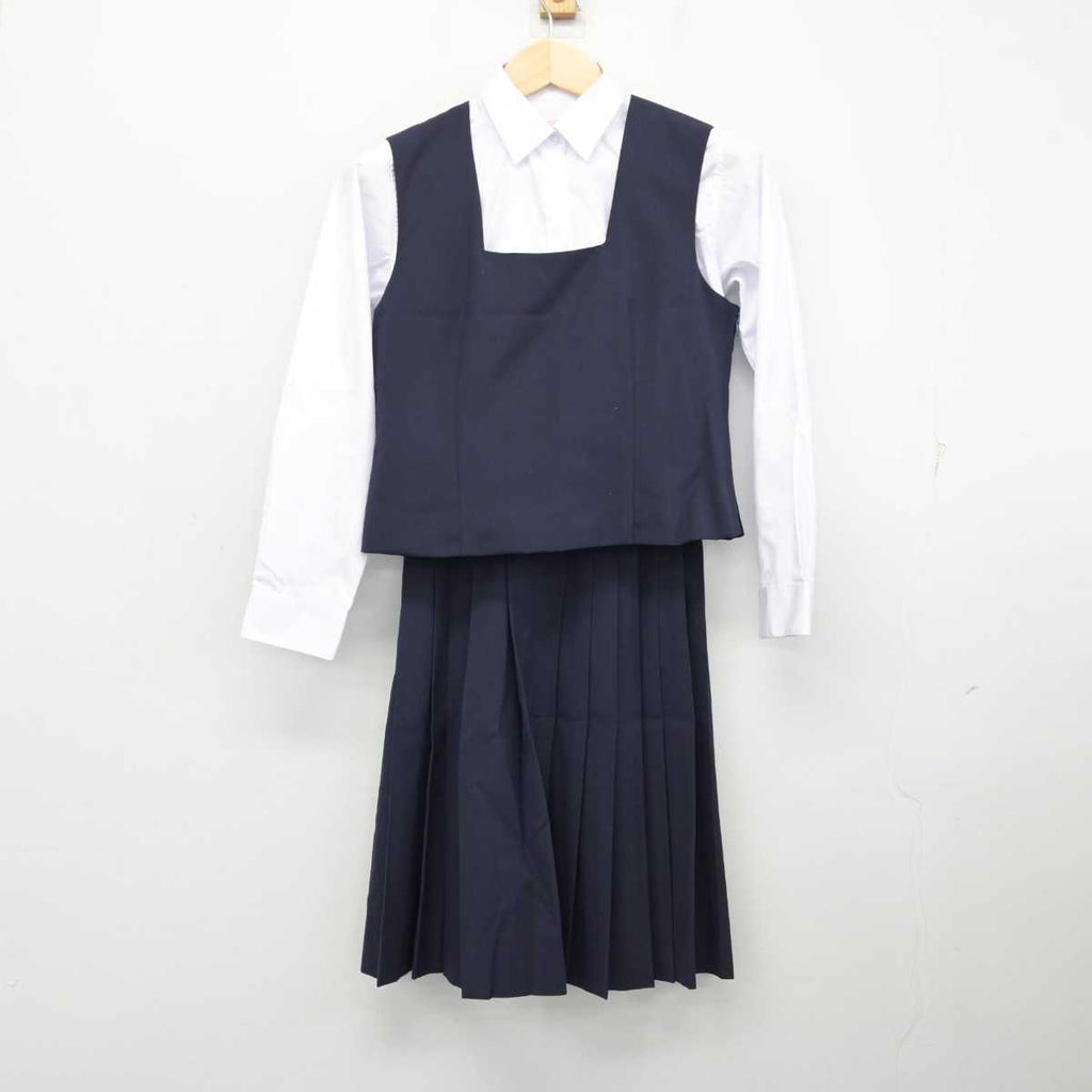 【中古】東京都 石神井南中学校 女子制服 3点 (ベスト・シャツ・スカート) sf058648 | 中古制服通販パレイド