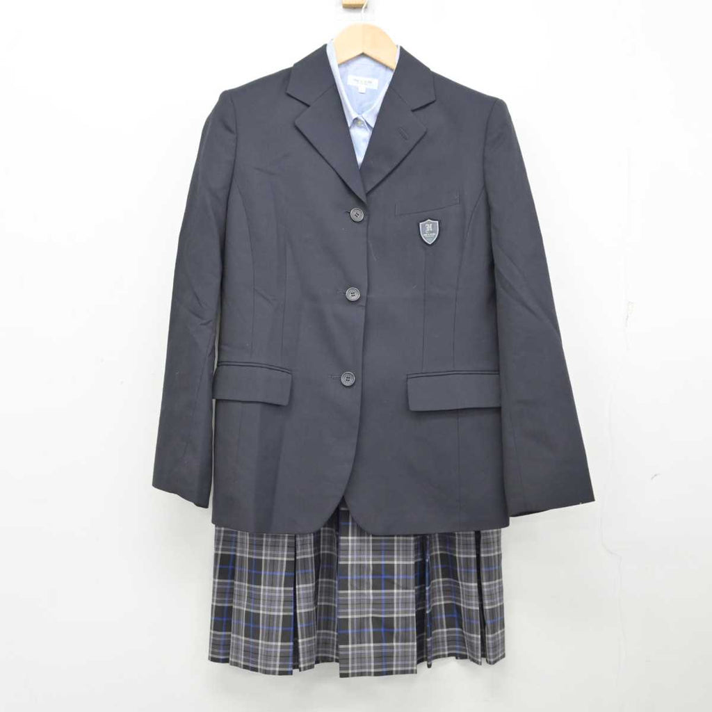 【中古】京都府 龍谷大学付属平安中学校・高等学校 女子制服 4点 (ブレザー・シャツ・スカート) sf058649 | 中古制服通販パレイド