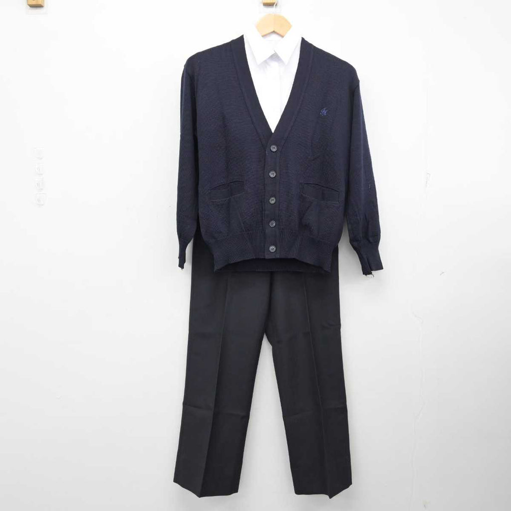 【中古】千葉県 船橋啓明高等学校 女子制服 3点 (ニット・シャツ・ズボン) sf058667