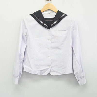 【中古】広島県 瀬戸内高等学校 女子制服 2点 (ニット・セーラー服) sf058676