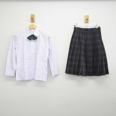 【中古】大阪府 成法中学校 女子制服 5点 (ブレザー・ベスト・シャツ・スカート) sf058680