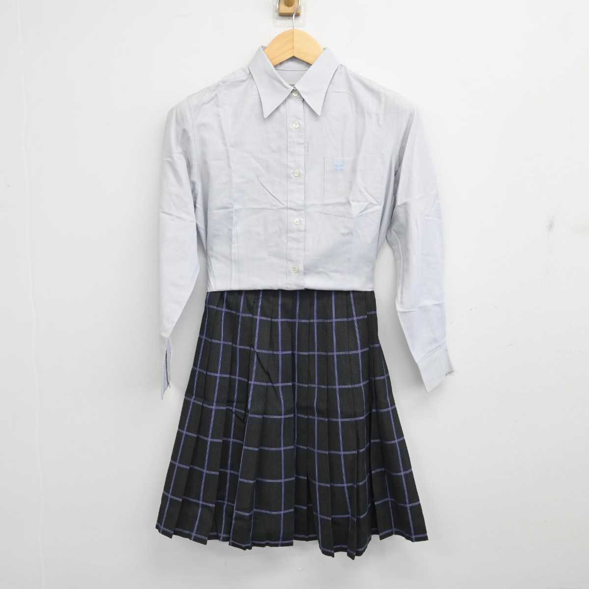 【中古】東京都 嘉悦学園かえつ有明中学校 女子制服 5点 (ブレザー・シャツ・スカート) sf058690