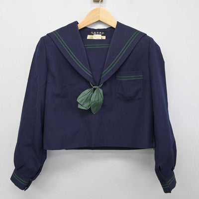 【中古】奈良県 高田西中学校 女子制服 3点 (セーラー服・スカート) sf058694