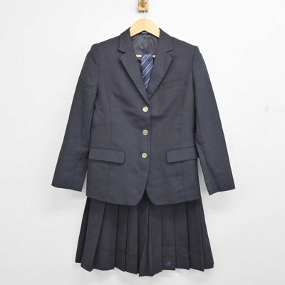 【中古】千葉県 船橋啓明高等学校 女子制服 3点 (ブレザー・スカート) sf058698