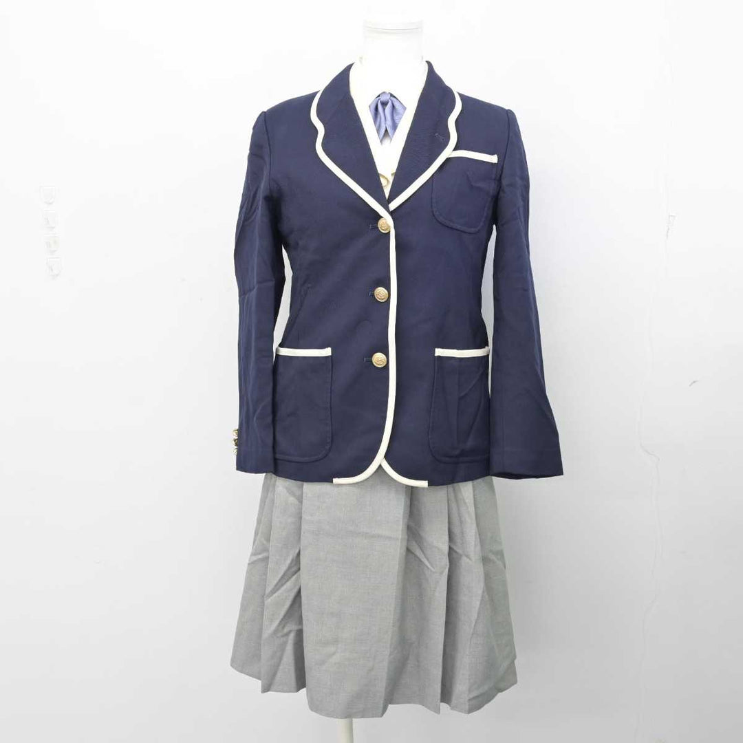 【中古】神奈川県 聖セシリア女子高等学校 女子制服 5点 (ブレザー・ベスト・シャツ・スカート) sf058703 | 中古制服通販パレイド