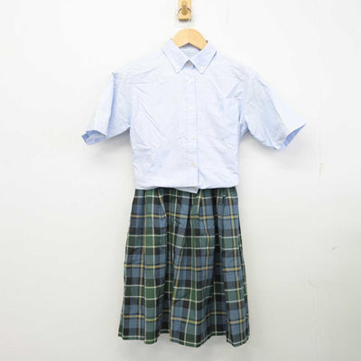 【中古】神奈川県 聖セシリア女子高等学校 女子制服 2点 (シャツ・スカート) sf058705