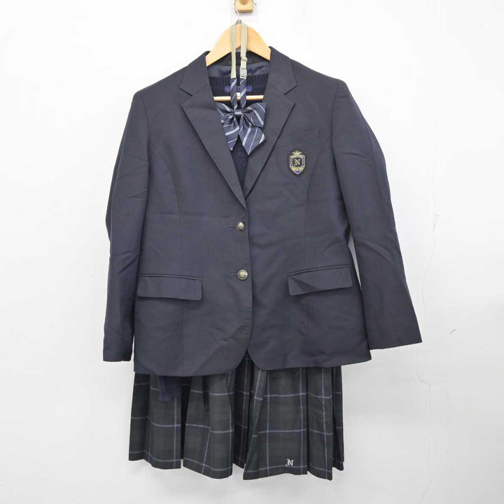 【中古】大阪府 長吉高等学校 女子制服 4点 (ブレザー・ニット・スカート) sf058712 | 中古制服通販パレイド