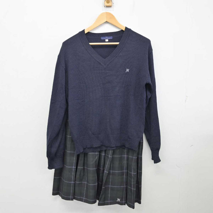 【中古】大阪府 長吉高等学校 女子制服 4点 (ブレザー・ニット・スカート) sf058712 | 中古制服通販パレイド