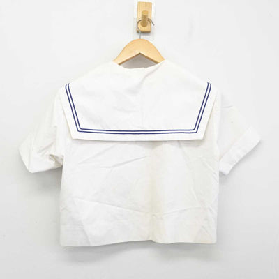 【中古】大阪府 喜連中学校 女子制服 2点 (セーラー服・スカート) sf058715