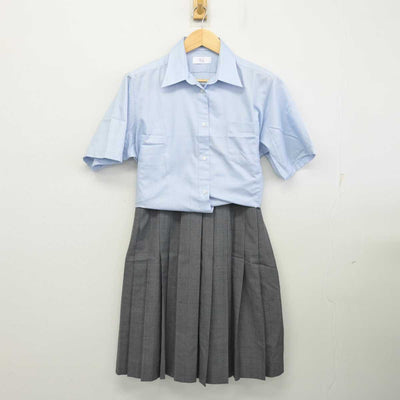 【中古】埼玉県 川口市立岸川中学校 女子制服 2点 (シャツ・スカート) sf058718