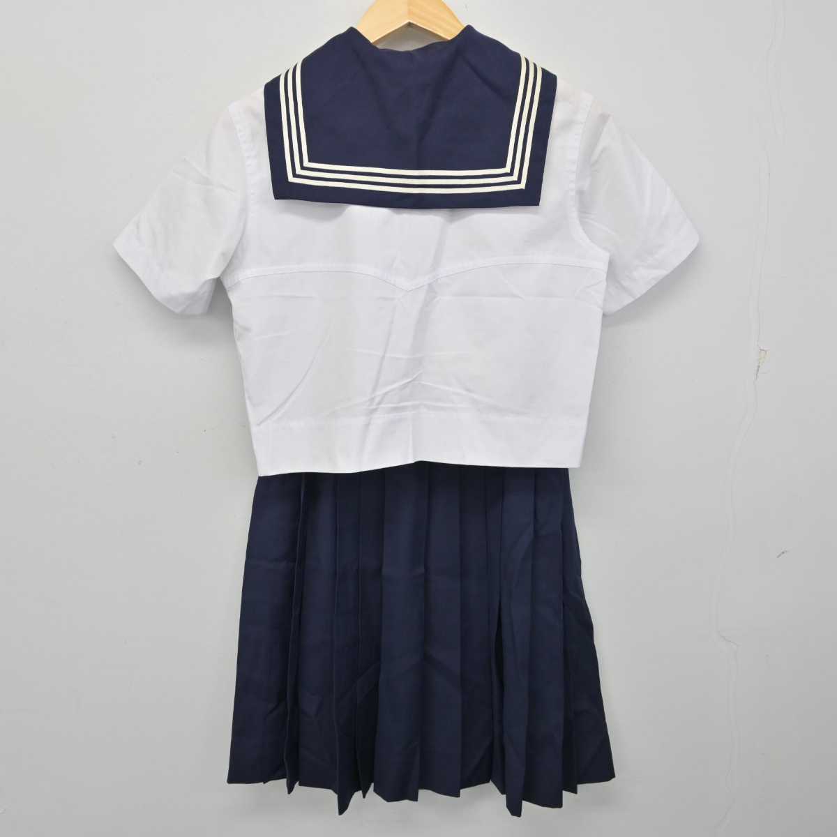 【中古】東京都 十文字高等学校 女子制服 4点 (セーラー服・セーラー服・スカート) sf058746