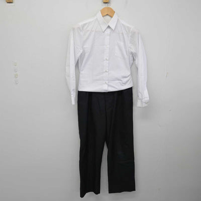 【中古】東京都 南平高等学校 女子制服 2点 (シャツ・ズボン) sf058751