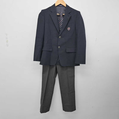 【中古】東京都 横山中学校 男子制服 4点 (ブレザー・ズボン) sf058753