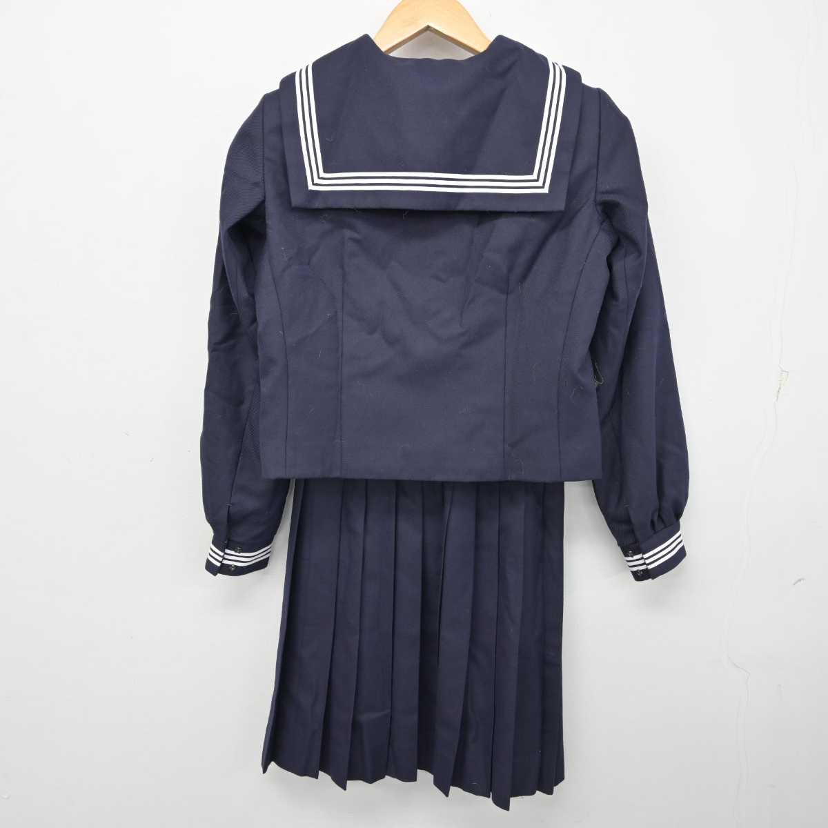 中古】徳島県 徳島市南部中学校 女子制服 3点 (セーラー服・スカート) sf058754 | 中古制服通販パレイド