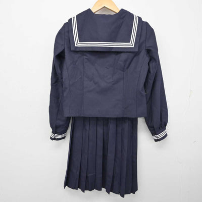 【中古】徳島県 徳島市南部中学校 女子制服 3点 (セーラー服・スカート) sf058754