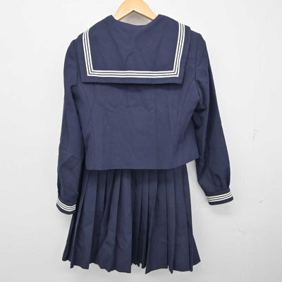 【中古】徳島県 徳島市南部中学校 女子制服 3点 (セーラー服・スカート) sf058755