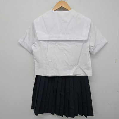 【中古】徳島県 徳島市南部中学校 女子制服 2点 (セーラー服・スカート) sf058757