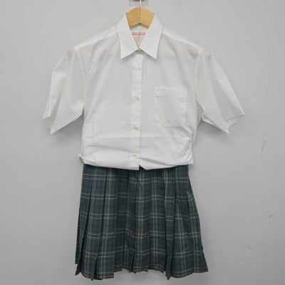 【中古】東京都 東洋高等学校 女子制服 2点 (シャツ・スカート) sf058762