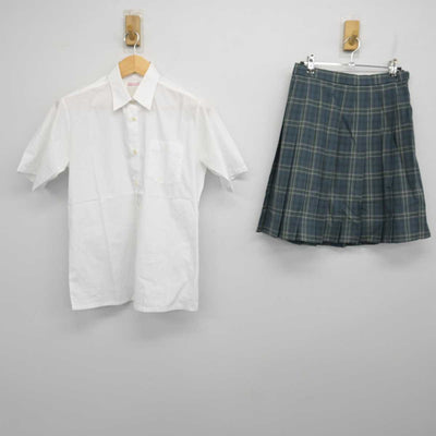 【中古】東京都 東洋高等学校 女子制服 2点 (シャツ・スカート) sf058762