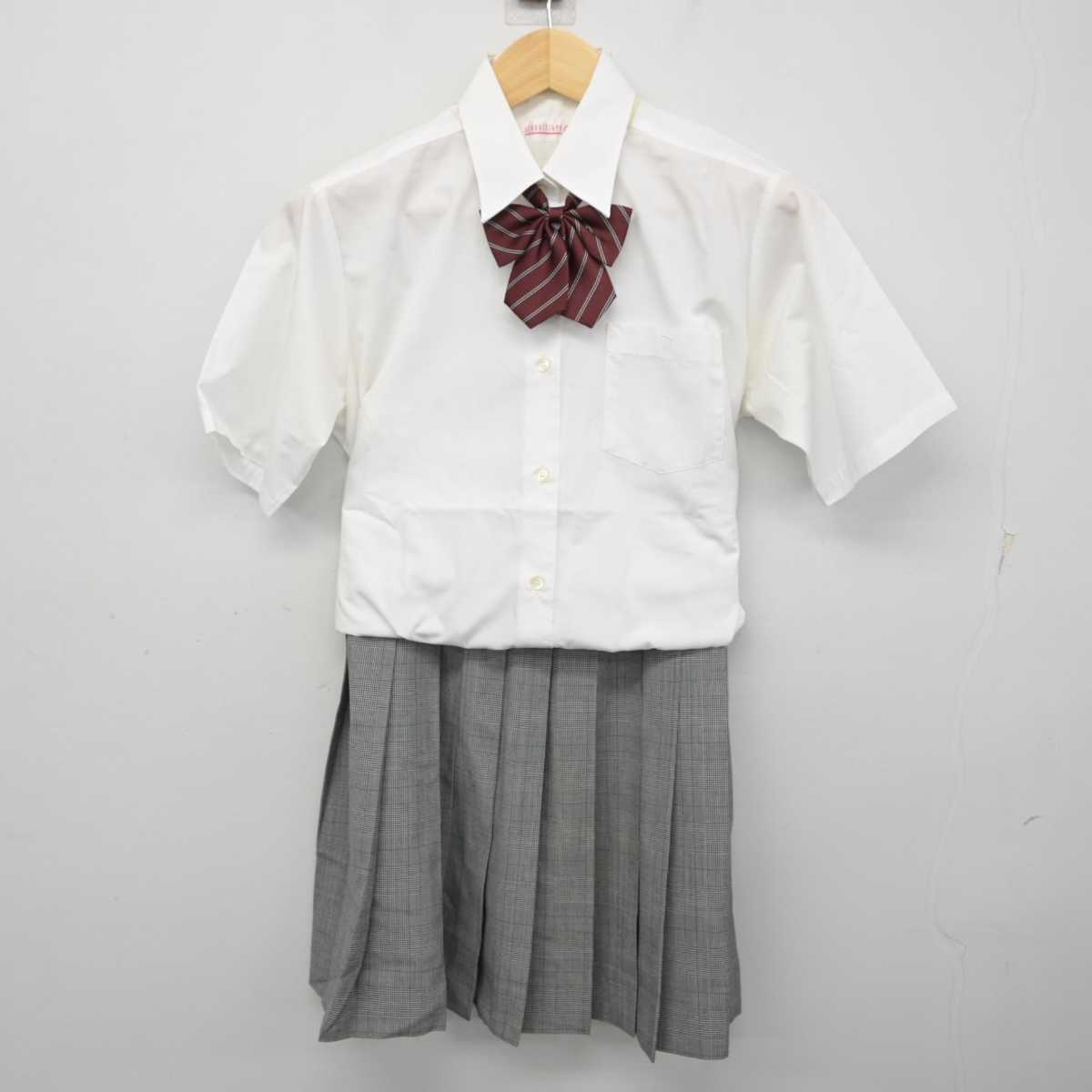 【中古】東京都 東洋高等学校 女子制服 3点 (シャツ・スカート) sf058763