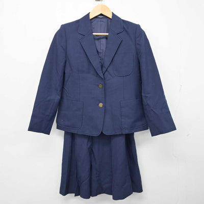 【中古】静岡県 籠上中学校 女子制服 2点 (ブレザー・スカート) sf058768