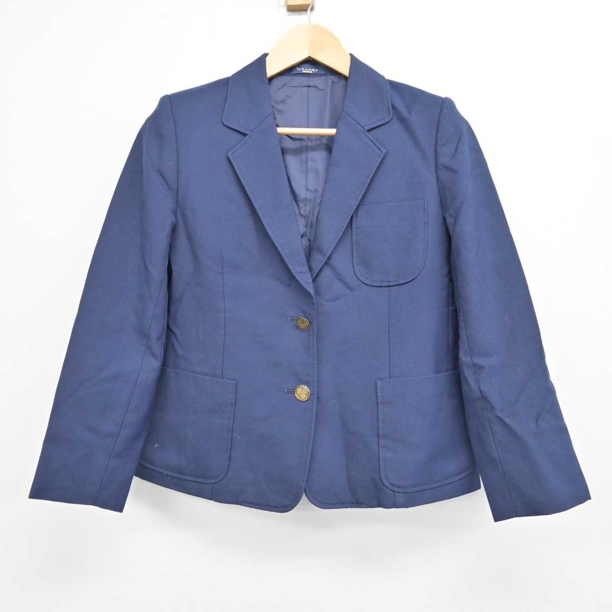 【中古】静岡県 籠上中学校 女子制服 2点 (ブレザー・スカート) sf058768