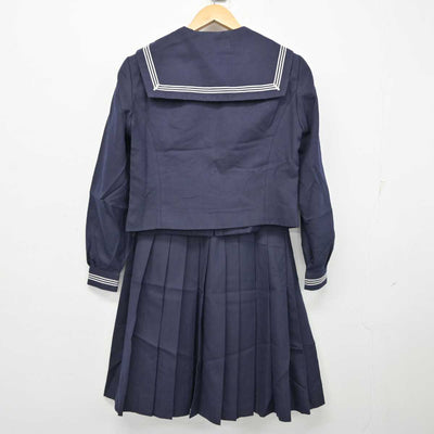 【中古】秋田県 本荘北中学校 女子制服 2点 (セーラー服・スカート) sf058774