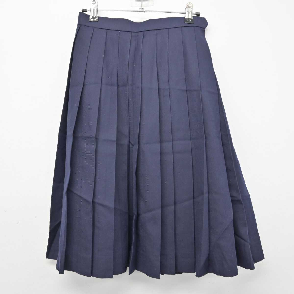 【中古】秋田県 本荘北中学校 女子制服 2点 (セーラー服・スカート) sf058774