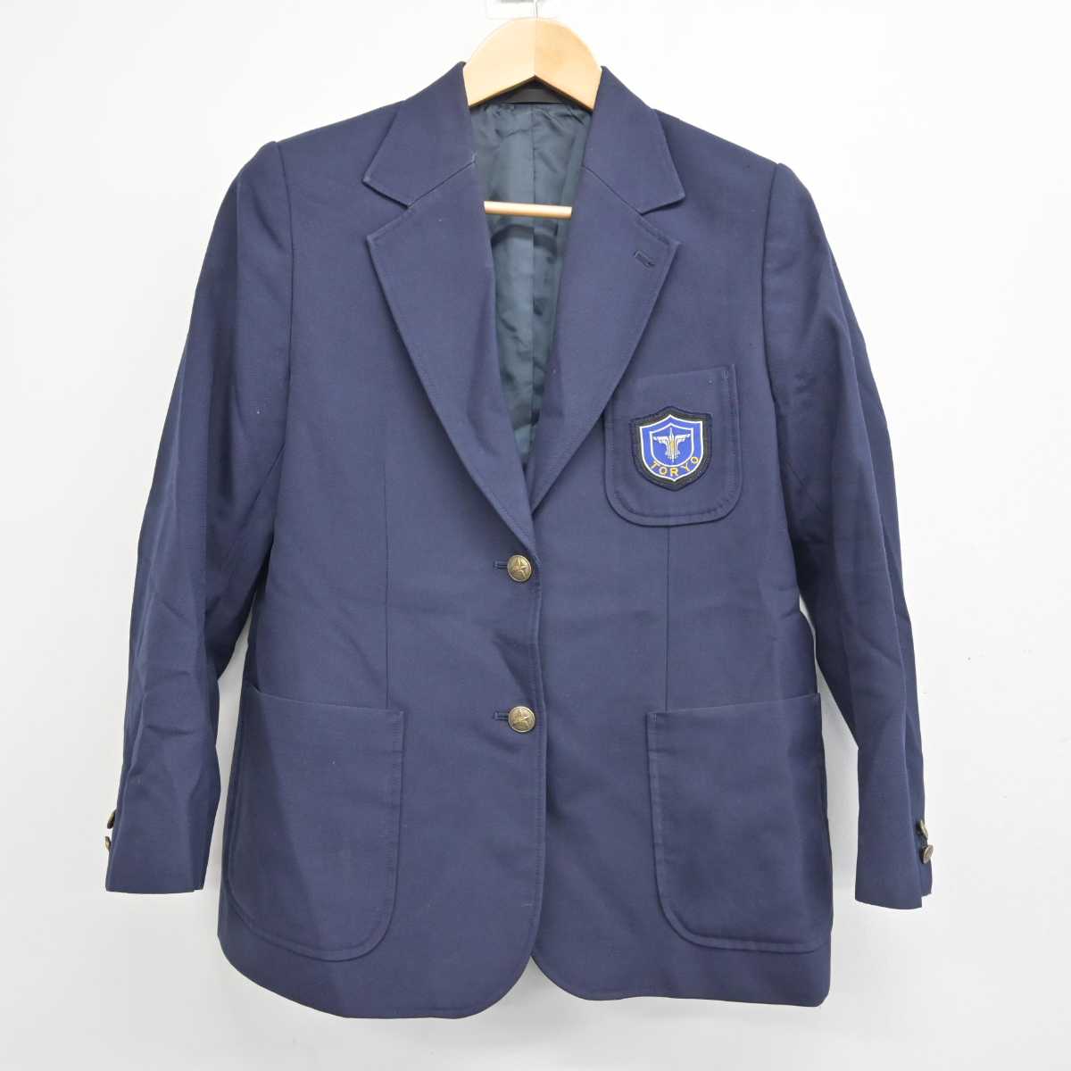 【中古】北海道 稲陵中学校 女子制服 2点 (ブレザー・ベスト) sf058780