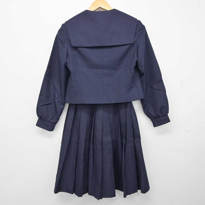 【中古】岐阜県 中山中学校 女子制服 3点 (セーラー服・スカート) sf058783