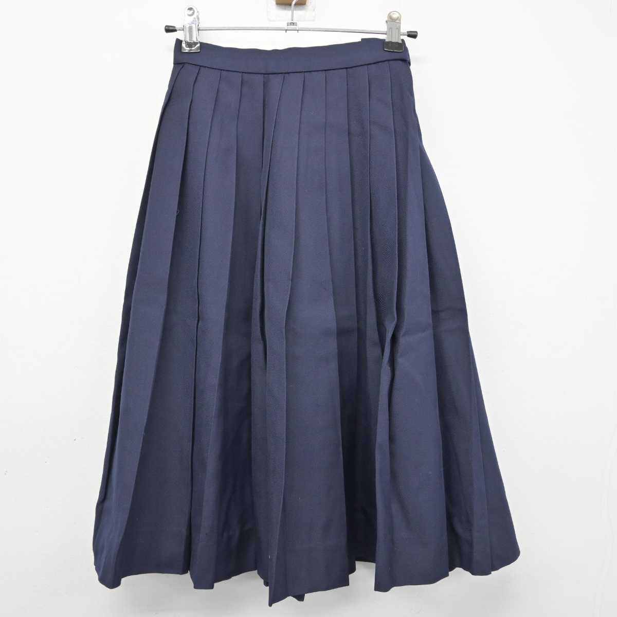 【中古】岐阜県 中山中学校 女子制服 3点 (セーラー服・スカート) sf058783