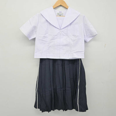 【中古】愛知県 汐路中学校  女子制服 2点 (セーラー服・スカート) sf058787