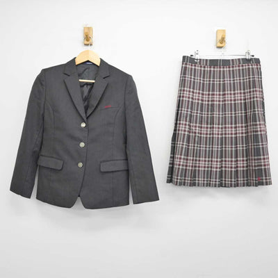 【中古】三重県 伊賀白鳳高等学校 女子制服 2点 (ブレザー・スカート) sf058791