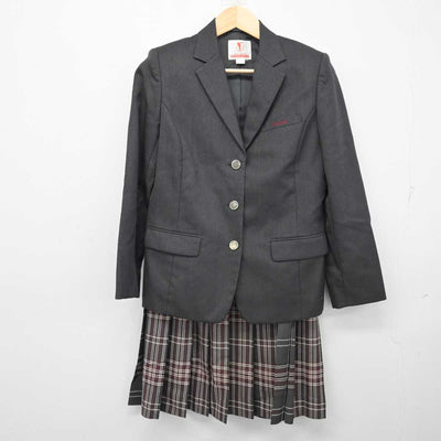 【中古】三重県 伊賀白鳳高等学校 女子制服 2点 (ブレザー・スカート) sf058792