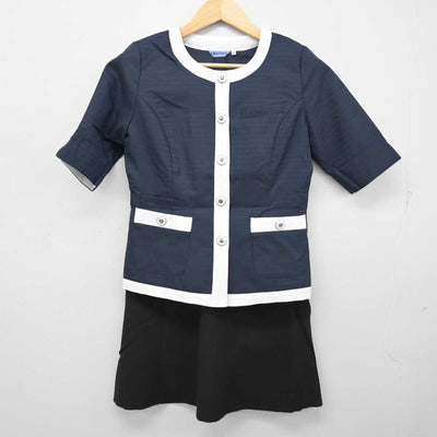 【中古】 事務服 女子制服 4点 (ブラウス・スカート) sf058796