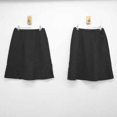 【中古】 事務服 女子制服 4点 (ブラウス・スカート) sf058798