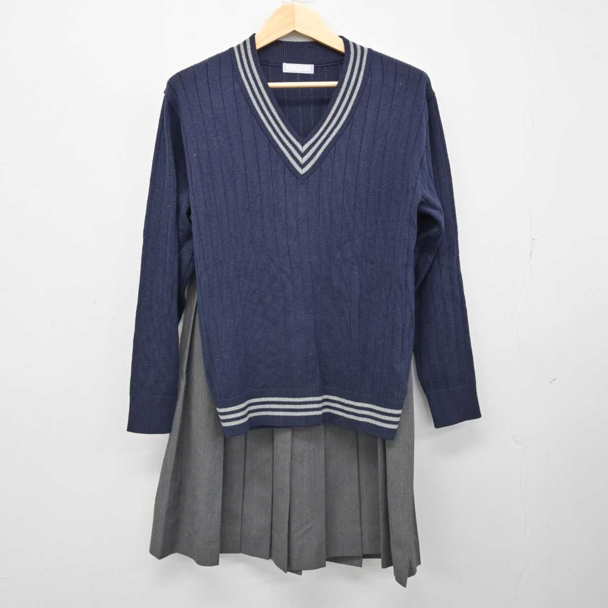 中古】大阪府 旭東中学校 女子制服 4点 (ブレザー・ニット・スカート) sf058801 | 中古制服通販パレイド