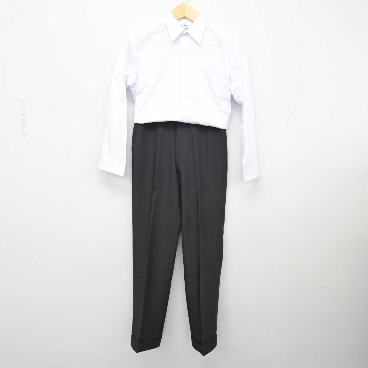 【中古】大阪府 今市中学校 男子制服 2点 (シャツ・ズボン) sf058804